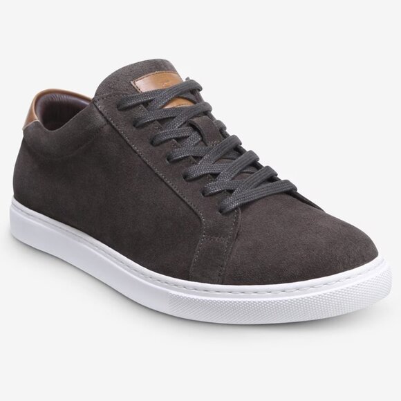 Allen Edmonds Courtside Mens Suede/Leather Gray Casual Sneaker US11.5 D - Picture 1 of 7